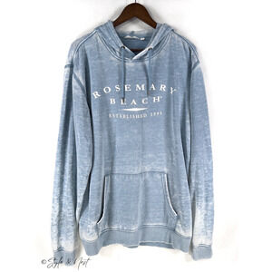 Rosemary Beach Camp David Pullover Nautical Sea Blue Cozy Florida Vaca Size XL